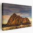 Large art print of Big Sur coastline on stretched canvas with vivid blue and green tones, suitable for kitchen wall art.