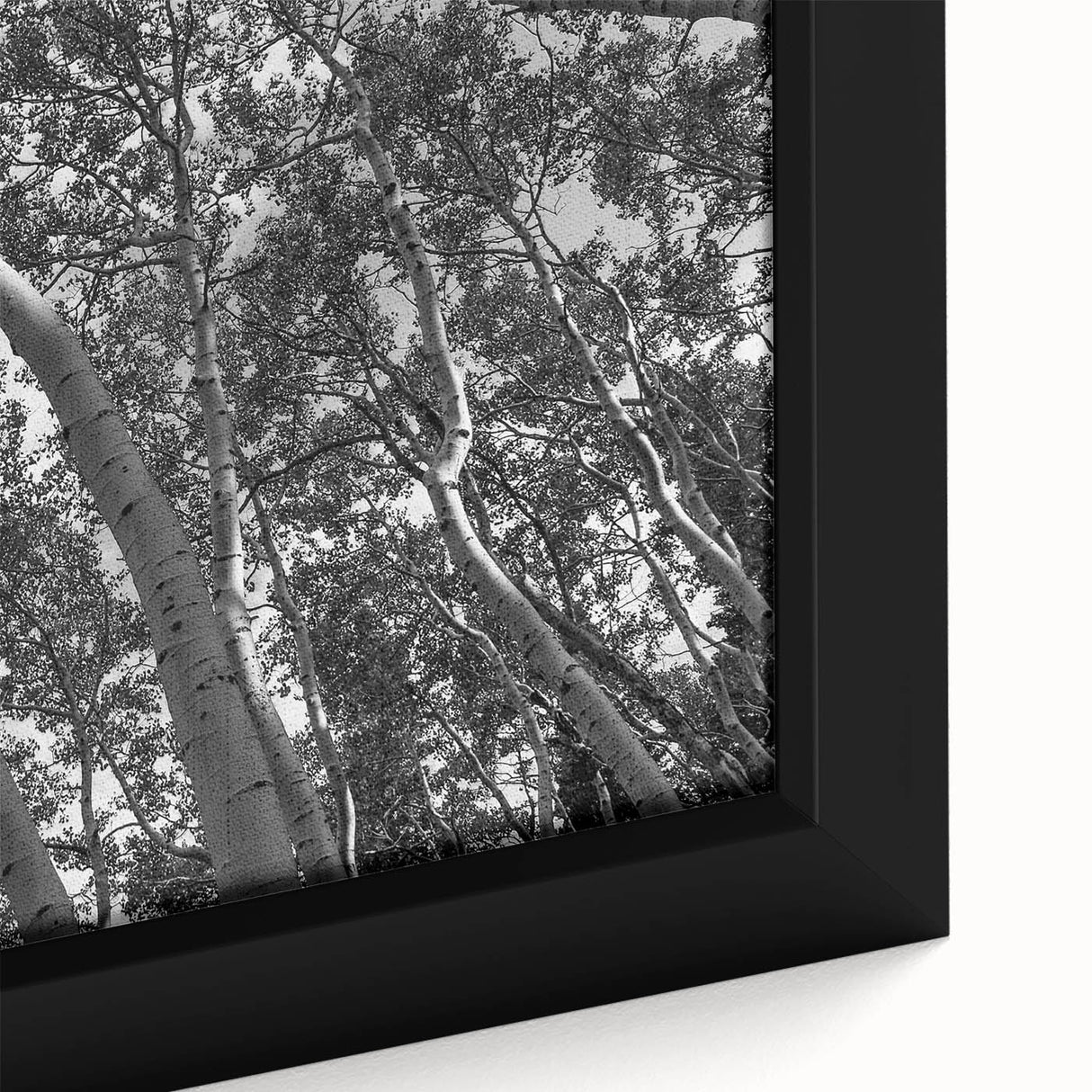 Black framed canvas of Telluride, Colorado scenery with textured, colorful art, ideal for extra large living room wall.