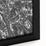 Black framed canvas of Telluride, Colorado scenery with textured, colorful art, ideal for extra large living room wall.