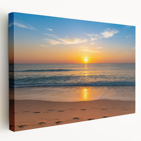 Fort Lauderdale skyline in muted blue and gray tones on a large stretched canvas, suitable for kitchen wall art.