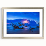 Textured abstract art print of Savannah landscape in muted earth tones on a framed canvas, suitable for bedroom decor.
