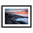 Extra large canvas with abstract, colorful art featuring textured brushstrokes of vibrant blues and greens.