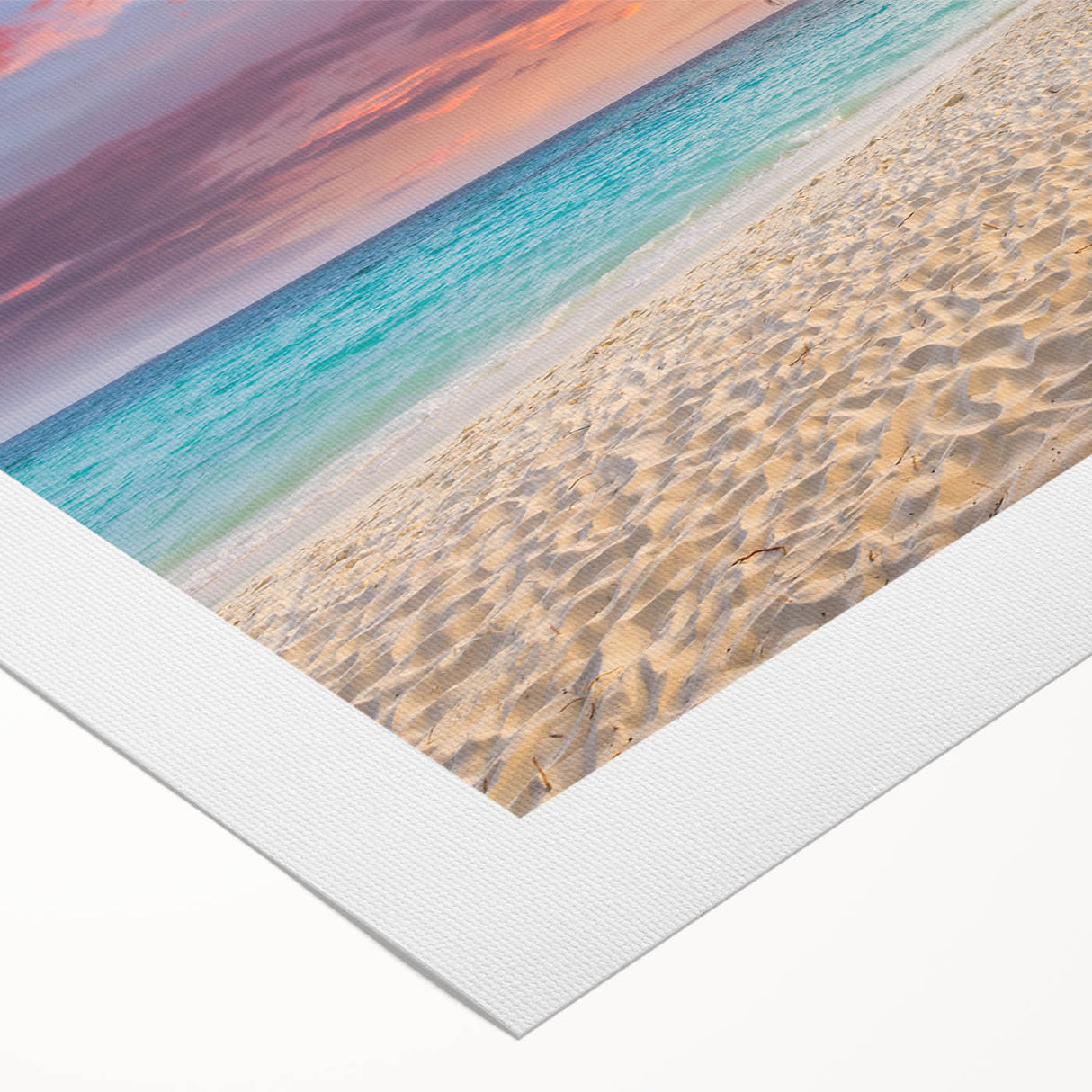 Art Deco poster of Oahu coastline with vibrant blue and green tones on rolled canvas, suitable for dining room wall art.