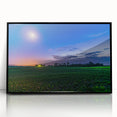 Large abstract wall art featuring a blend of muted earth tones on a framed acrylic, ideal for modern living room decor.