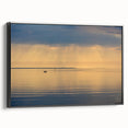 Black and white framed canvas of Annapolis landscape, ideal for bedroom wall decor in vintage poster style.