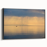 Black and white framed canvas of Annapolis landscape, ideal for bedroom wall decor in vintage poster style.