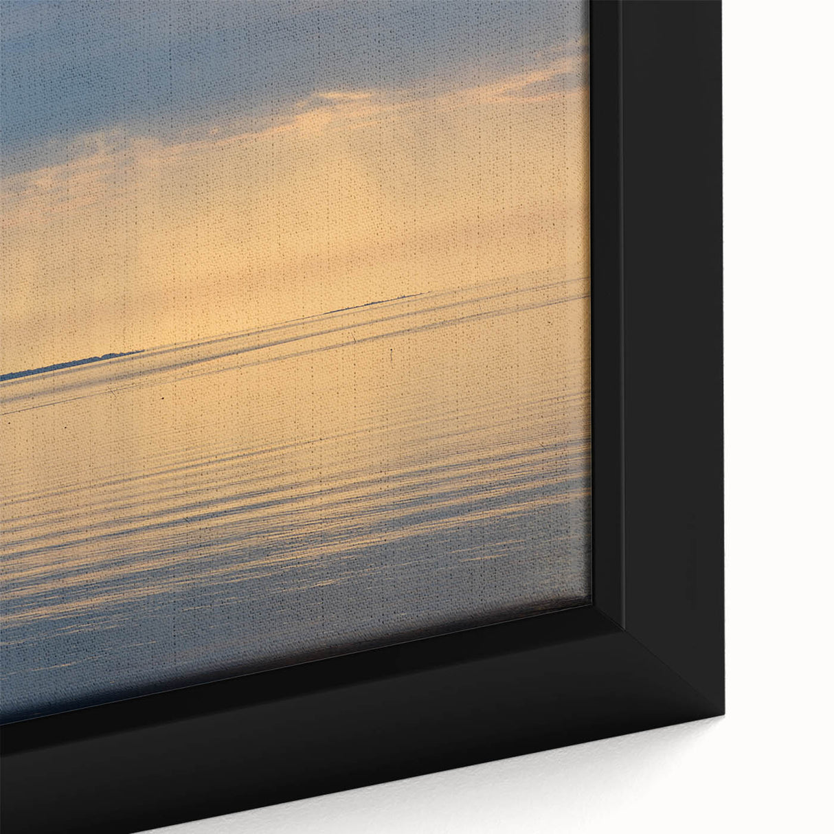 Extra large framed canvas featuring a textured depiction of the Annapolis skyline in black with colorful art accents.