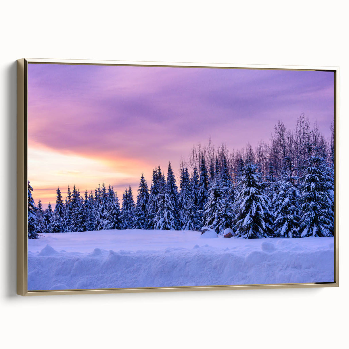 Framed canvas depicting a vintage-style Minnesota landscape in muted gold and black tones, suitable for bedroom decor.