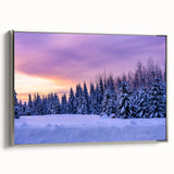 Framed canvas depicting a vintage-style Minnesota landscape with colorful art elements, suitable for a living room or office.