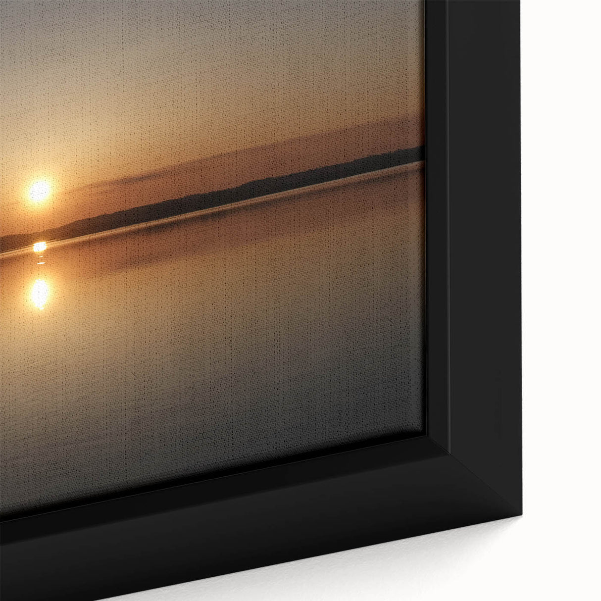 Extra large framed canvas featuring a textured Mississippi scenery in black with colorful art accents.