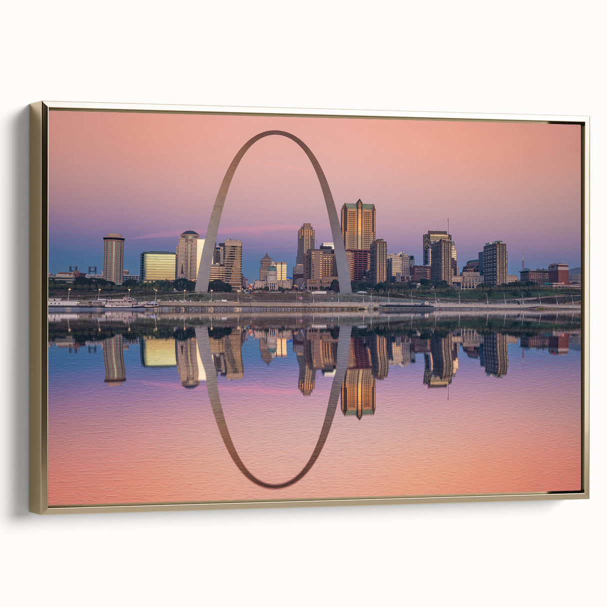 Framed canvas of St.