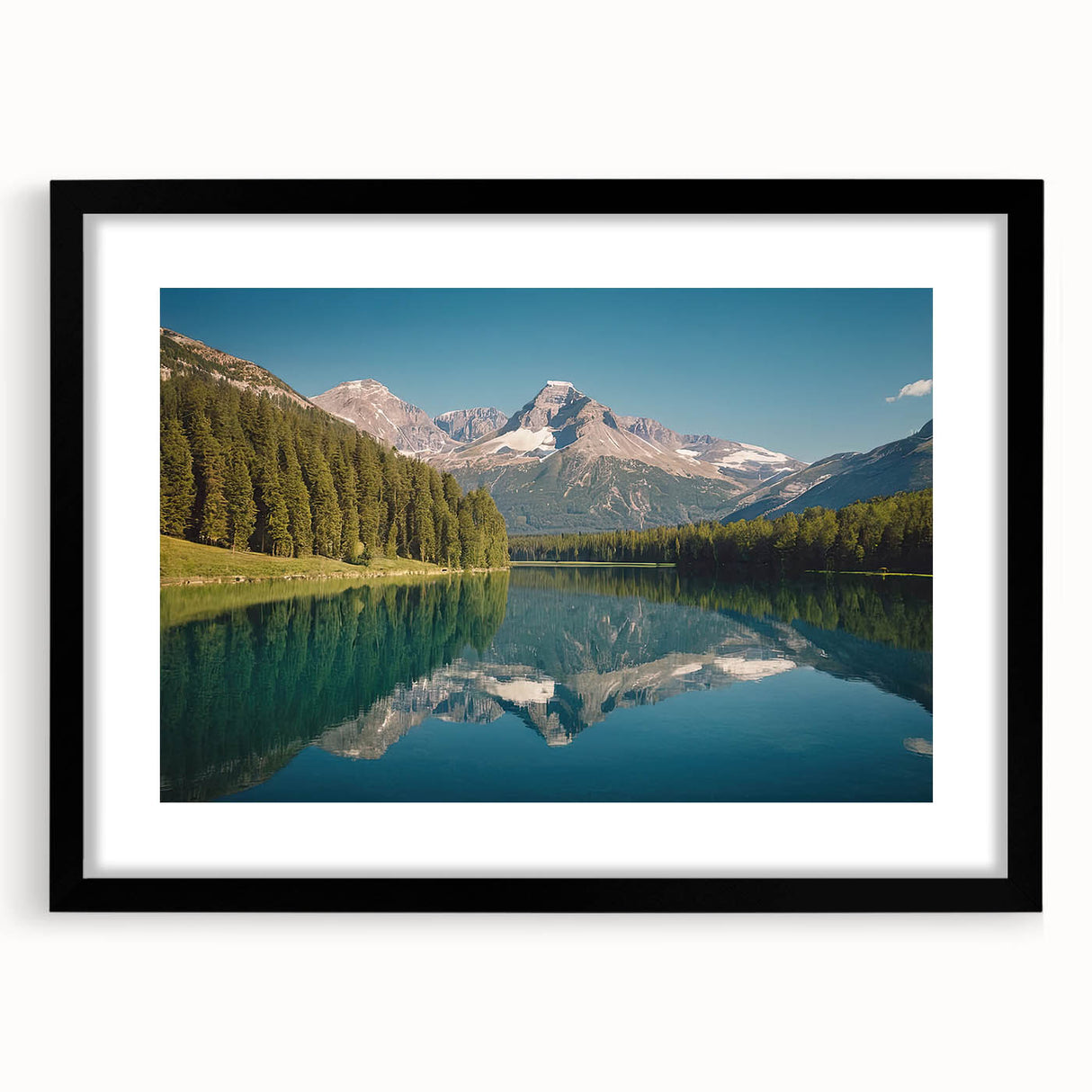 Extra large abstract art print depicting colorful.