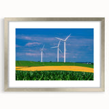 Textured abstract art print of Nebraska scenery in muted earth tones on a framed canvas, suitable for bedroom art.