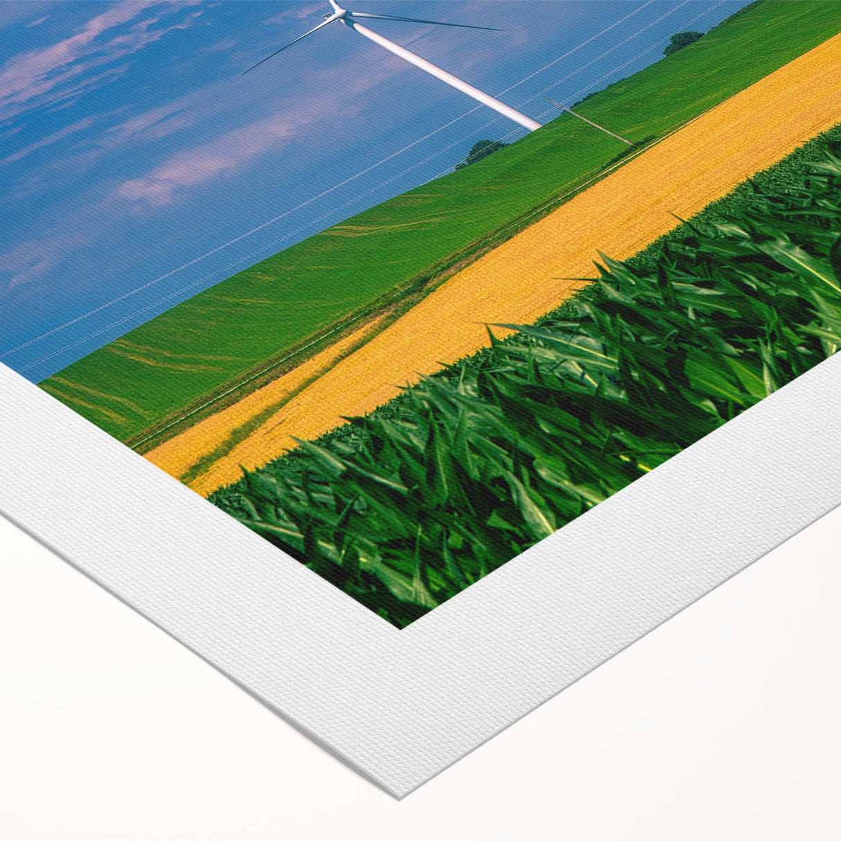 Art Deco poster of Nebraska scenery in muted earth tones on rolled canvas, suitable for dining room decor.