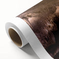 Art Deco poster of New Mexico scenery in muted earth tones on rolled canvas, ideal for nursery wall art.