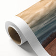 Art deco style poster of Long Island scenery in soft pastel shades on rolled canvas, ideal for nursery wall art.