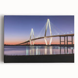 Black and white photograph of Charleston scenery on large stretched canvas, suitable for kitchen wall art.