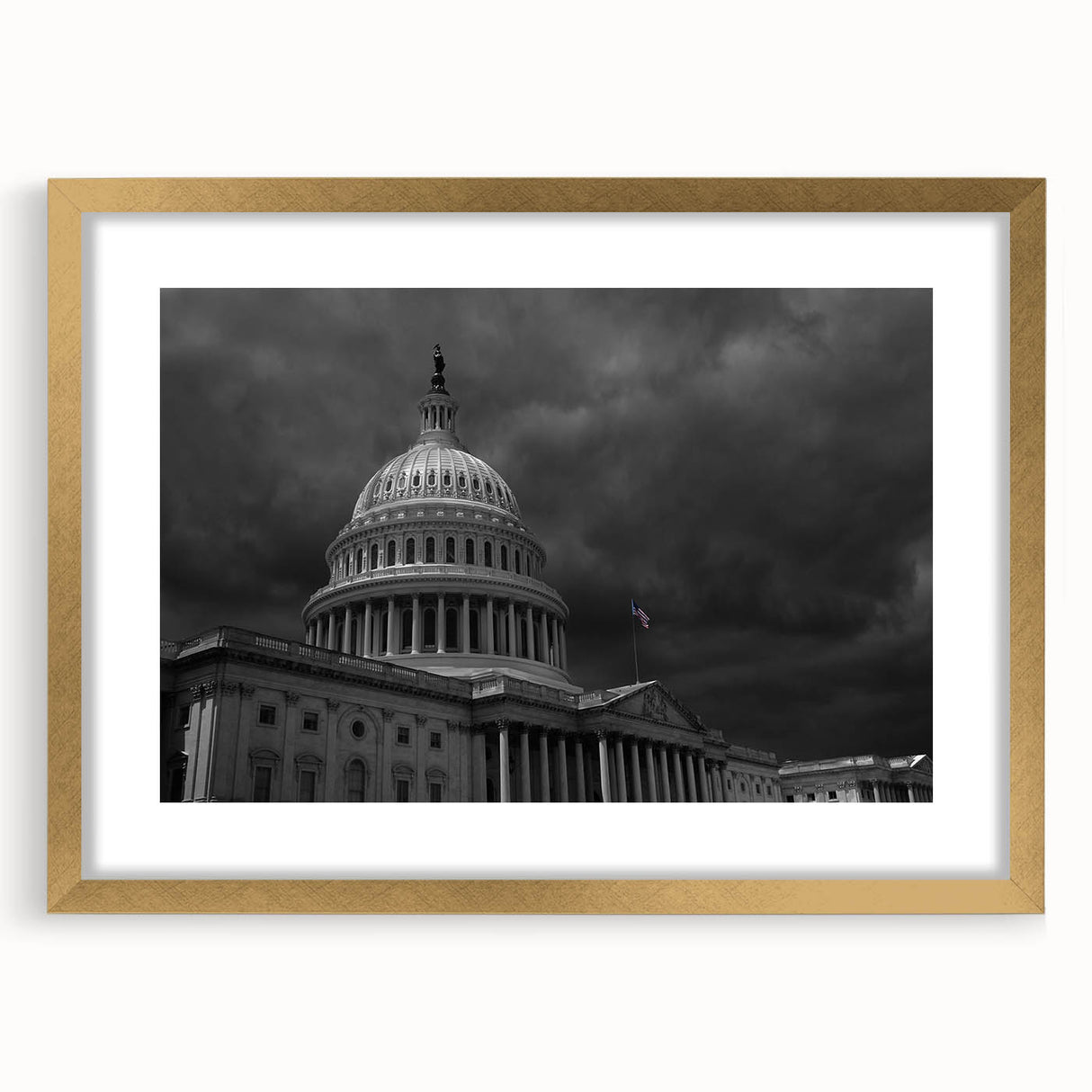 Extra large abstract art print of Washington D.C.