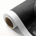 Art deco poster of Washington D.C. Capitol in muted gray tones on rolled canvas, ideal for dining room wall art.