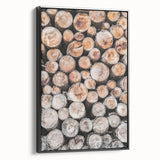 Winter landscape painting in black and white on framed canvas, ideal for bedroom wall decor.