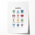 Modern Typography Wall Art - Geometric Shapes Poster Print