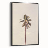 Black and white landscape painting on a framed canvas, depicting a serene summer scene, suitable for bedroom decor.