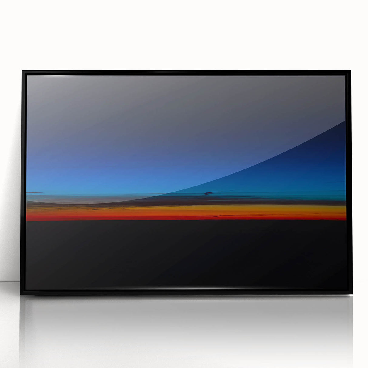 Radiant Light Beam Abstract Wall Art – Pastel Motion Photography