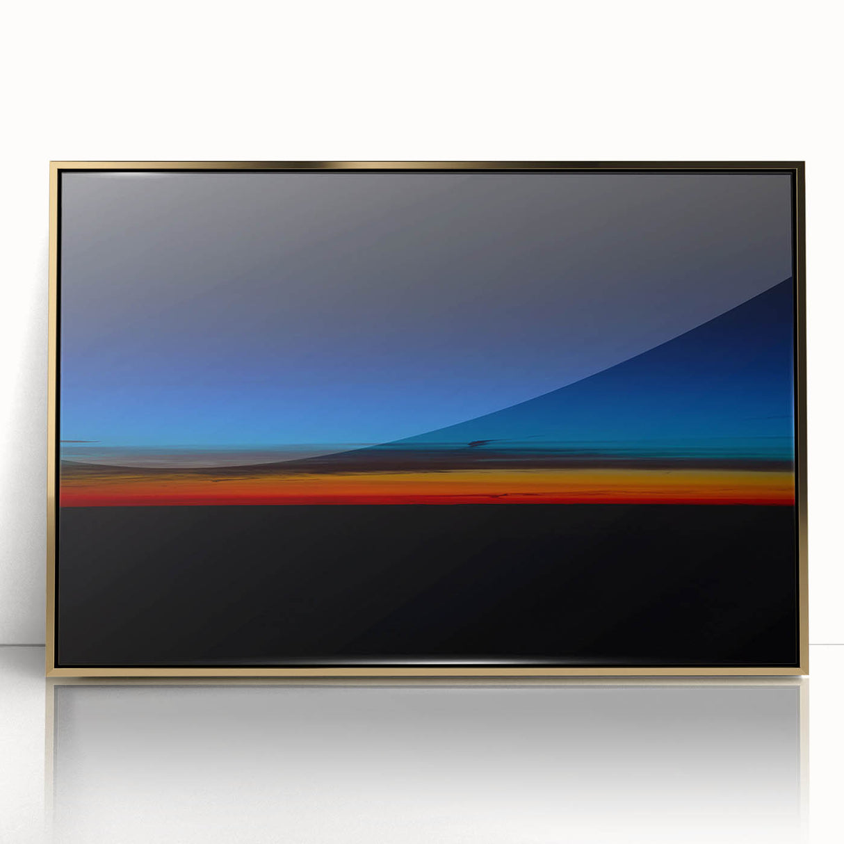 Radiant Light Beam Abstract Wall Art – Pastel Motion Photography