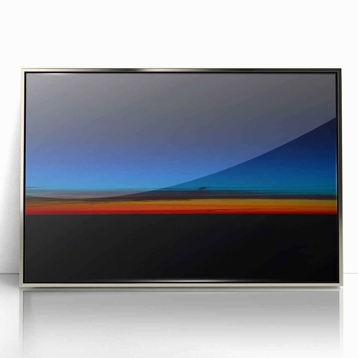 Radiant Light Beam Abstract Wall Art – Pastel Motion Photography