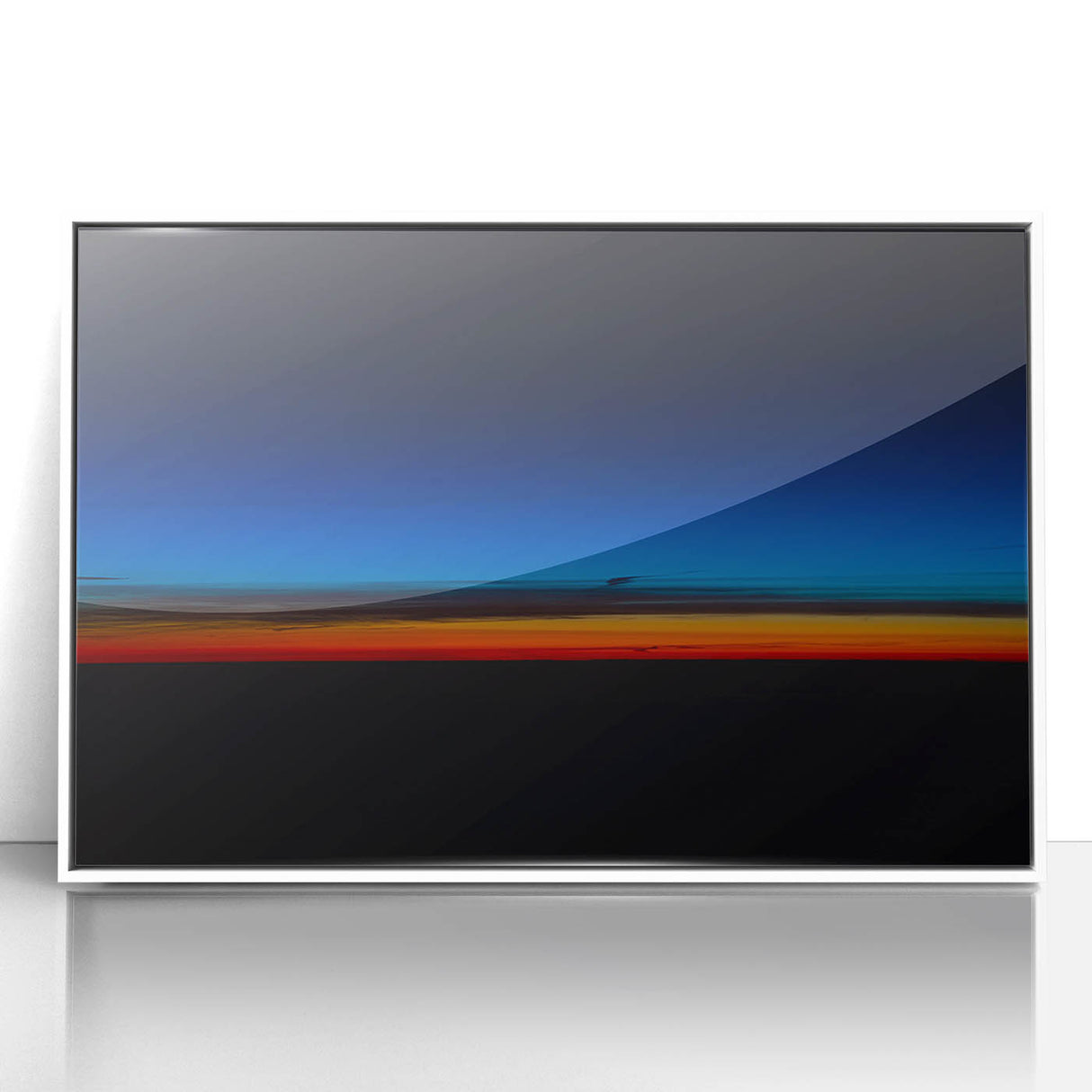 Radiant Light Beam Abstract Wall Art – Pastel Motion Photography
