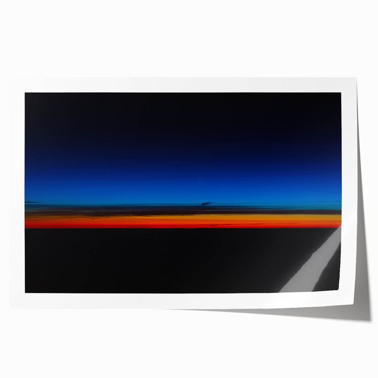 Radiant Light Beam Abstract Wall Art – Pastel Motion Photography