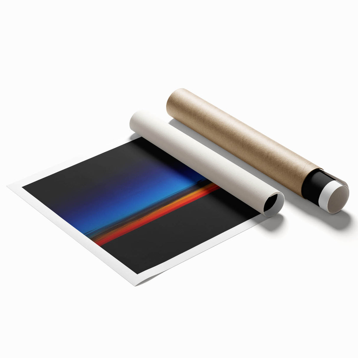 Radiant Light Beam Abstract Wall Art – Pastel Motion Photography