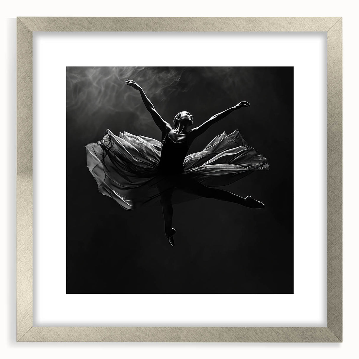 Leap of Grace – Elegant Emotive Ballerina Fine Art Wall Print