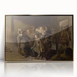 Baroque and Rococo Wall Art – Historical Scene Antique Art Print