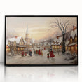 Vintage Christmas Village – Classic Christmas Wall Hangings