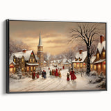 Vintage Christmas Village – Classic Christmas Wall Hangings