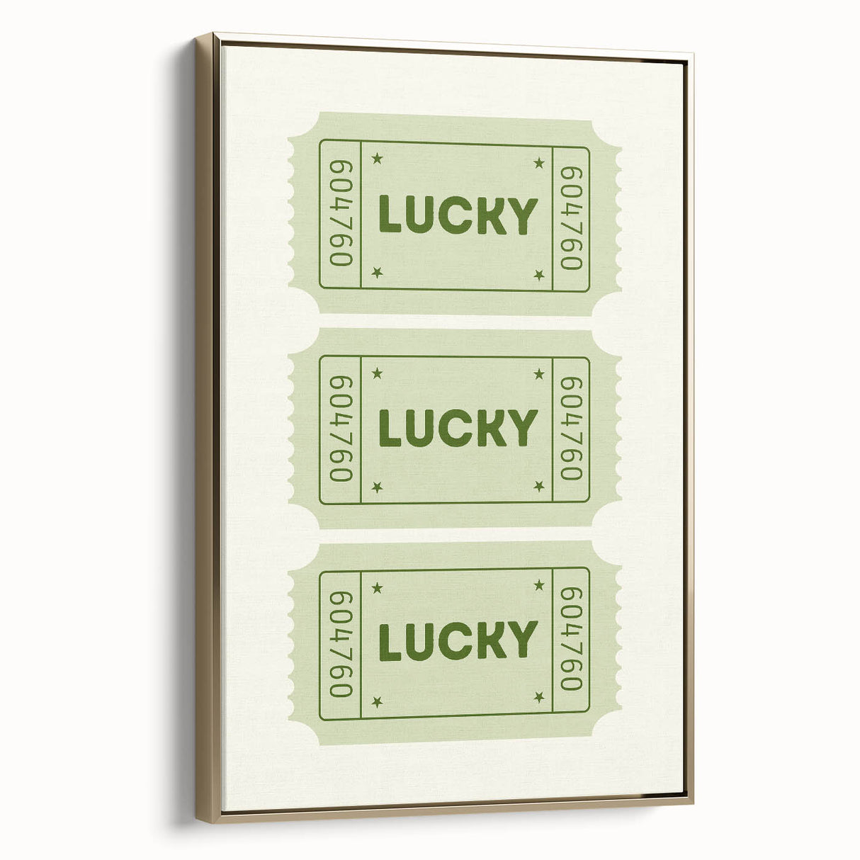 Lucky Ticket Irish Wall Art - St. Patrick’s Day Decorations