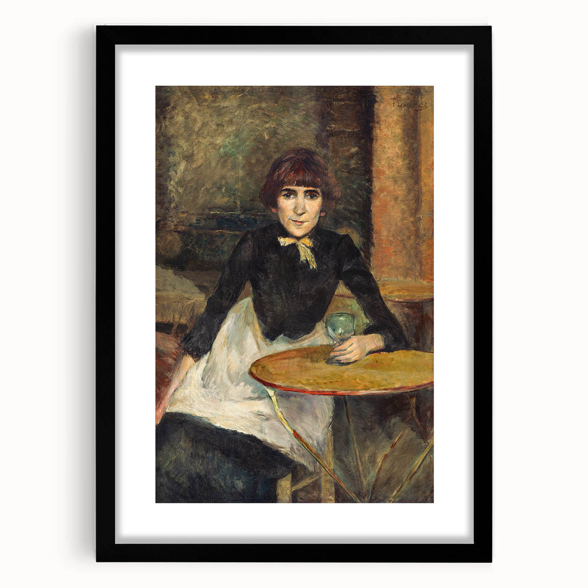 A la Bastille - Parisian Portrait by Toulouse-Lautrec