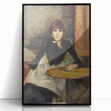 A la Bastille - Parisian Portrait by Toulouse-Lautrec