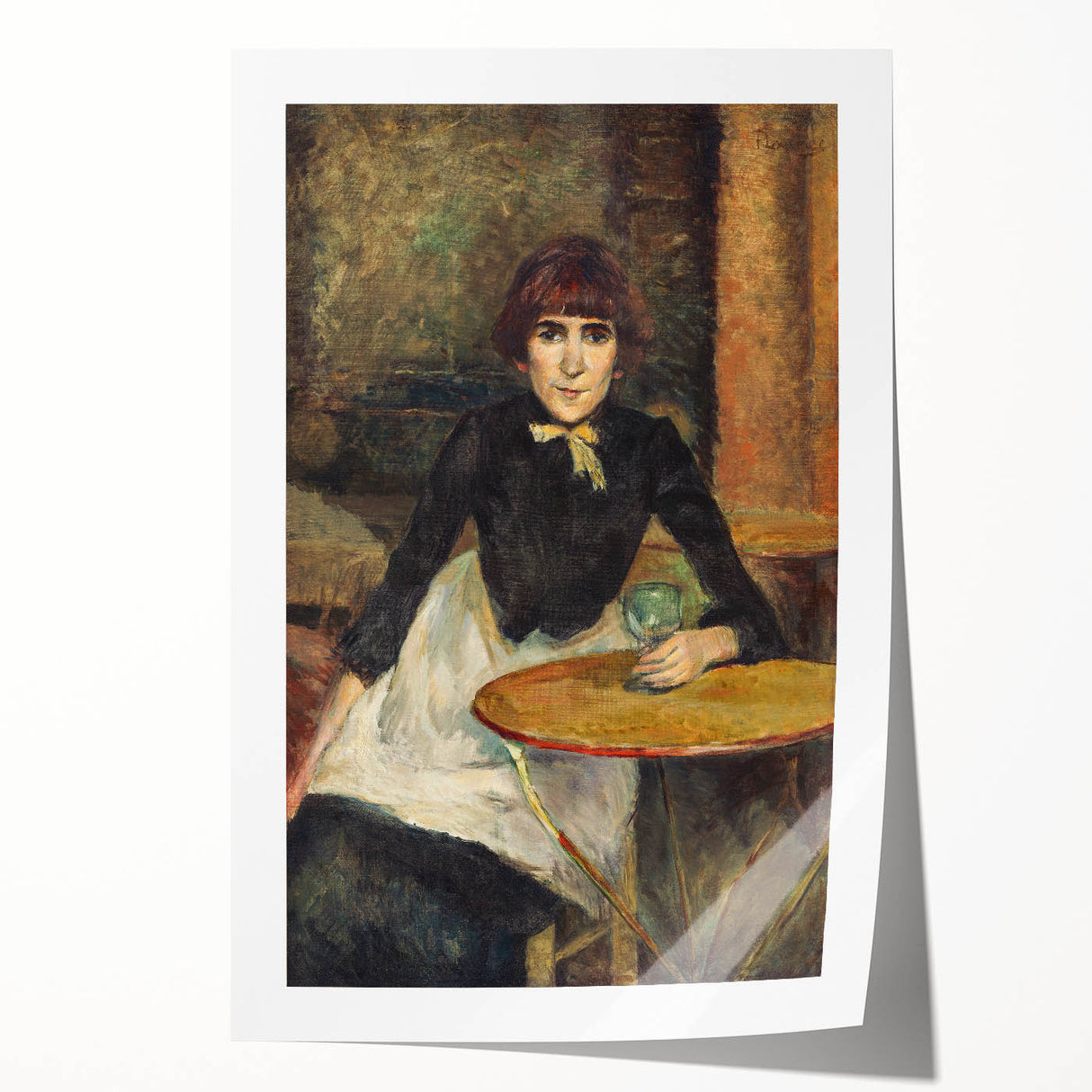 A la Bastille - Parisian Portrait by Toulouse-Lautrec