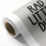 Rad Little Dude - Boys Wall Art Kids Room Decor