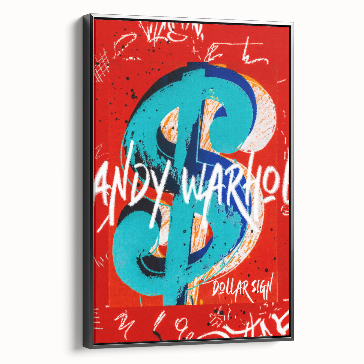 Bold Pop Art Wall Art – Graffiti-Inspired Canvas Print