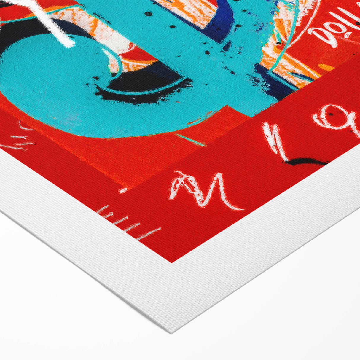 Bold Pop Art Wall Art – Graffiti-Inspired Canvas Print