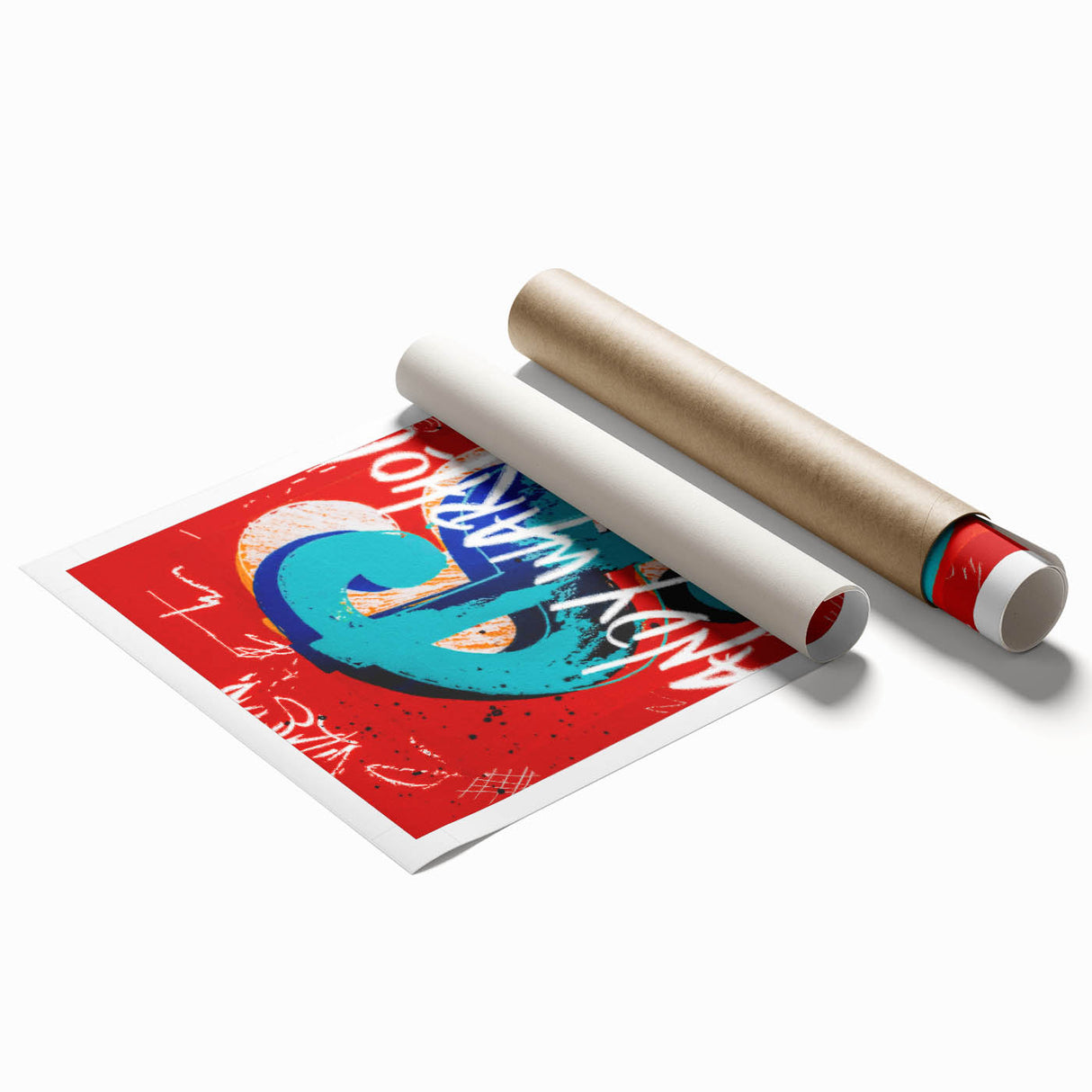 Bold Pop Art Wall Art – Graffiti-Inspired Canvas Print