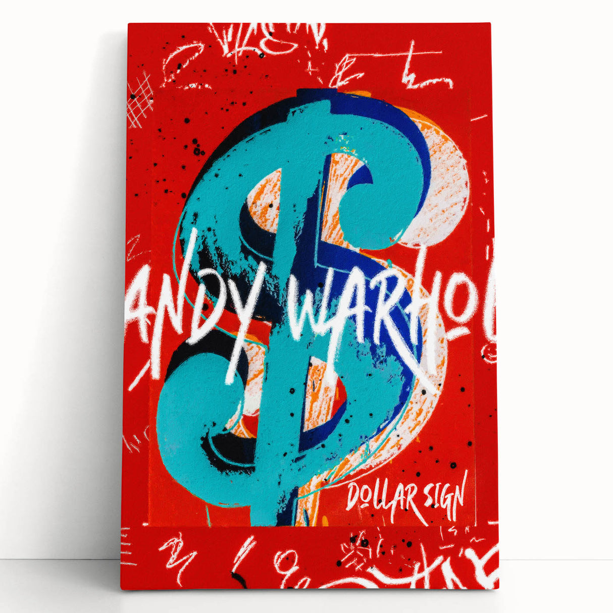 Bold Pop Art Wall Art – Graffiti-Inspired Canvas Print