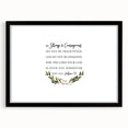 Inspirational Typography Art - Joshua 1:9 Strength Canvas Print