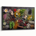 Spice & Herb Elegance - Kitchen Wall Art for Culinary Enthusiasts