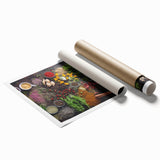Spice & Herb Elegance - Kitchen Wall Art for Culinary Enthusiasts
