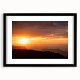 Abstract art print depicting vibrant, colorful African scenery on a large textured canvas, ideal for living room decor.