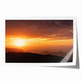 Extra large rolled print of an Ethiopian landscape featuring vivid floral elements, ideal for art wall dining room.